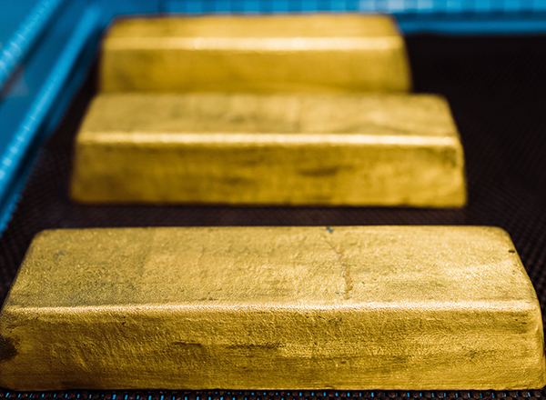 Gold bars are photographed at the Texas Bullion Depository, the nation’s first state-run depository for precious metals. More states are eying legislation on gold to hedge against inflation. (Photo courtesy of Texas Comptroller’s Office)