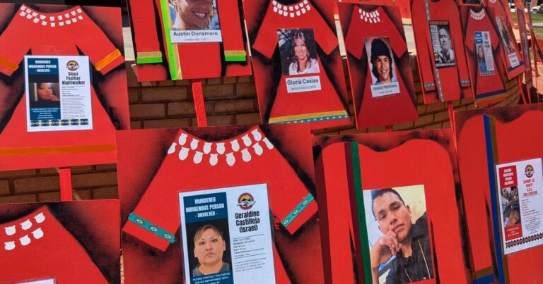 Indigenous people raise awareness about their missing and murdered