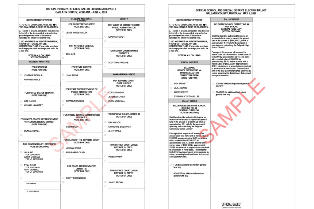 End of the line for writing in Montana unofficial candidates