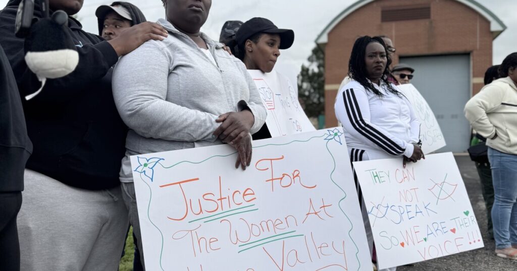 Protesters demand action over deaths and alleged mold at Michigan's only women's prison