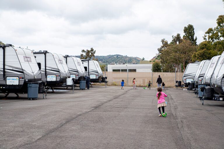 Schools open parking lots for homeless students