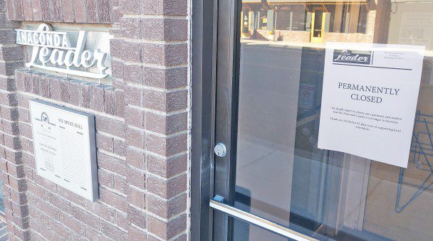 Anaconda Leader Closes After 50+ Years Amid Rising Costs and - Kitchen Table News The Anaconda Leader shuts down after run of 55 years