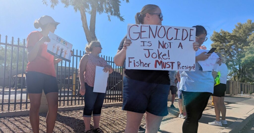 Deer Valley school board member faces growing calls to resign after Nazi salute