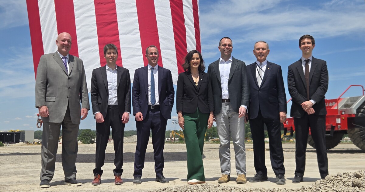 Groundbreaking for B Data Center Project in Michigans Saline Township - Kitchen Table News Company leaders optimistic “responsible development” of Saline data center will set example