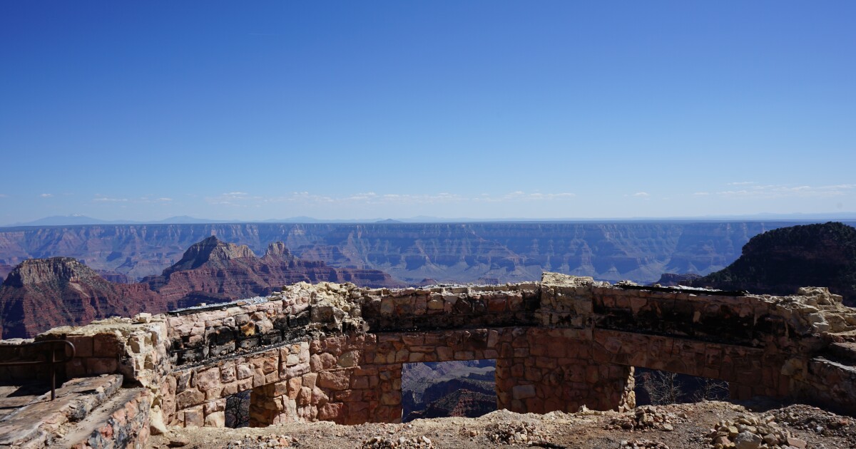 Lovers of the North Rim line up to get a first look after Dragon Bravo Fire