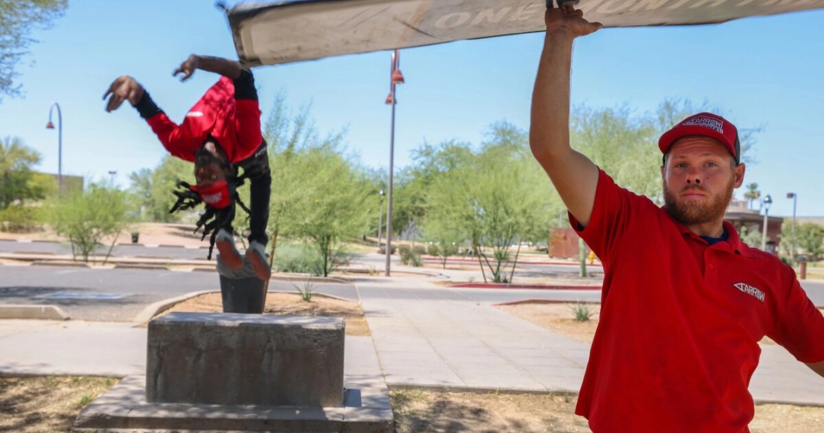 Sign Spinning Charles Kundelius Journey to TikTok Fame and Success - Kitchen Table News This Arizona sign spinner is TikTok famous — and outside for hours in the summer heat