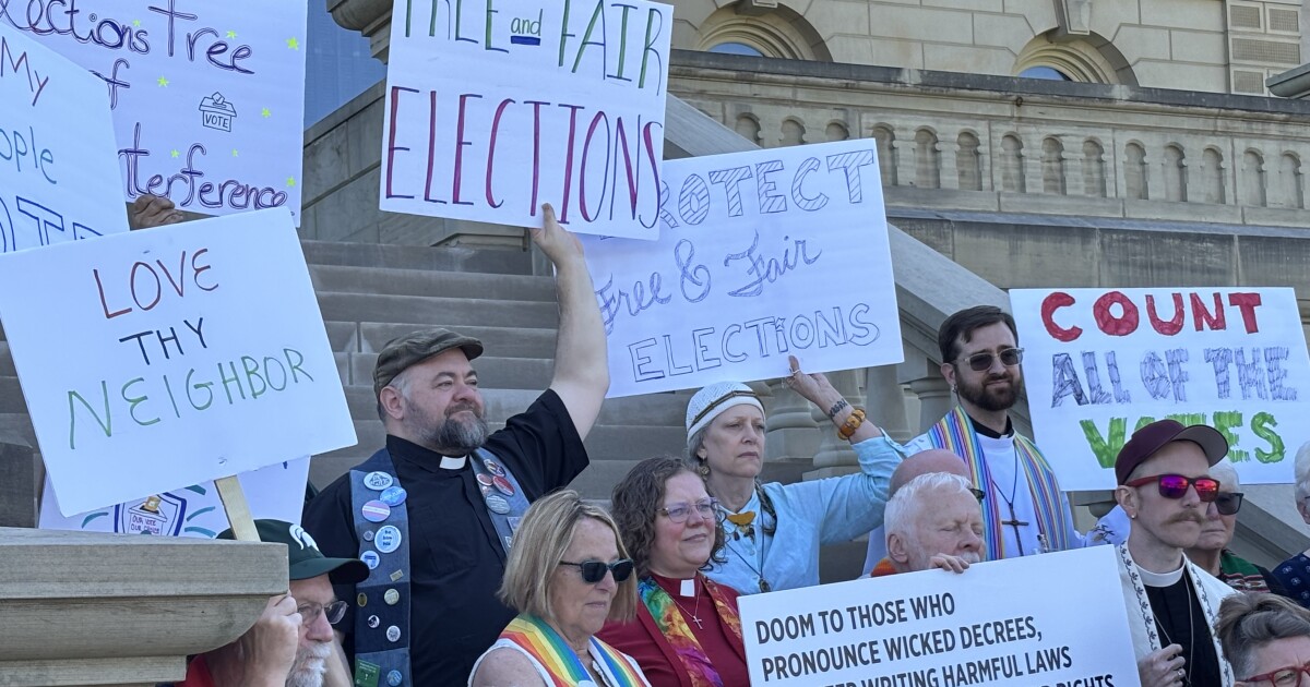 Faith Leaders Unite Against Voter Intimidation in Michigan Cities - Kitchen Table News Michigan religious leaders speak against what they say are voter intimidation efforts