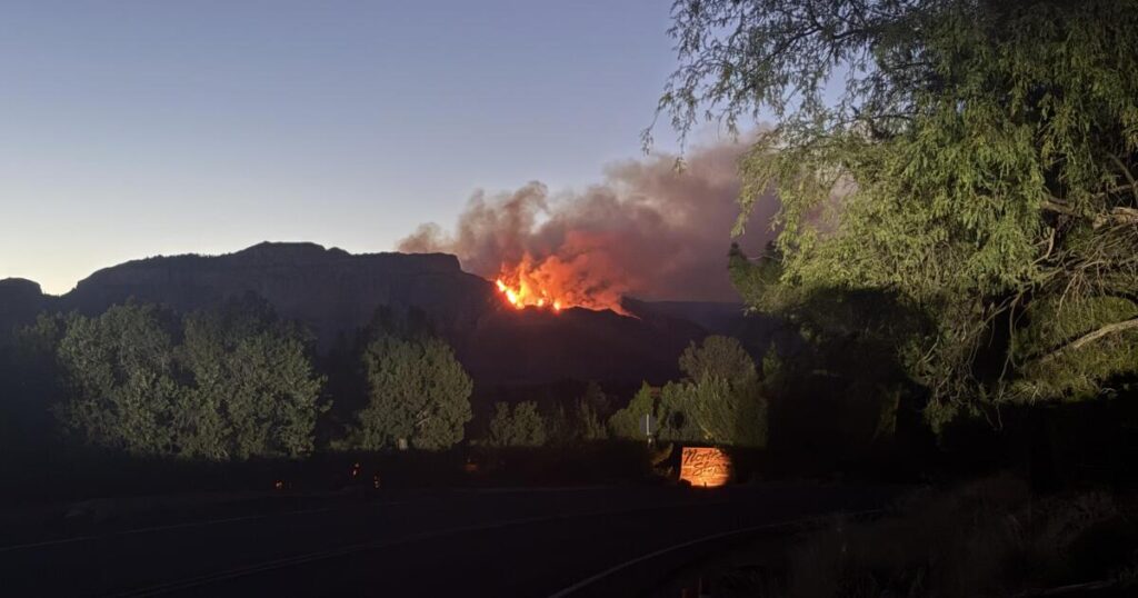 Firefighters Make Progress in Containing Sedona’s Pocket Fire Blaze