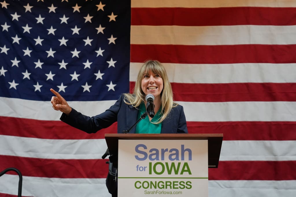 Iowa Rep Zach Nunn spreads false claim about Democrat officiating - Kitchen Table News Republican claim that Sarah Trone Garriott officiated a Satanic wedding is a lie