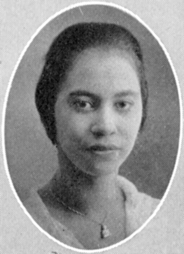 A U-M class photo of Phyllis Wheatley Waters