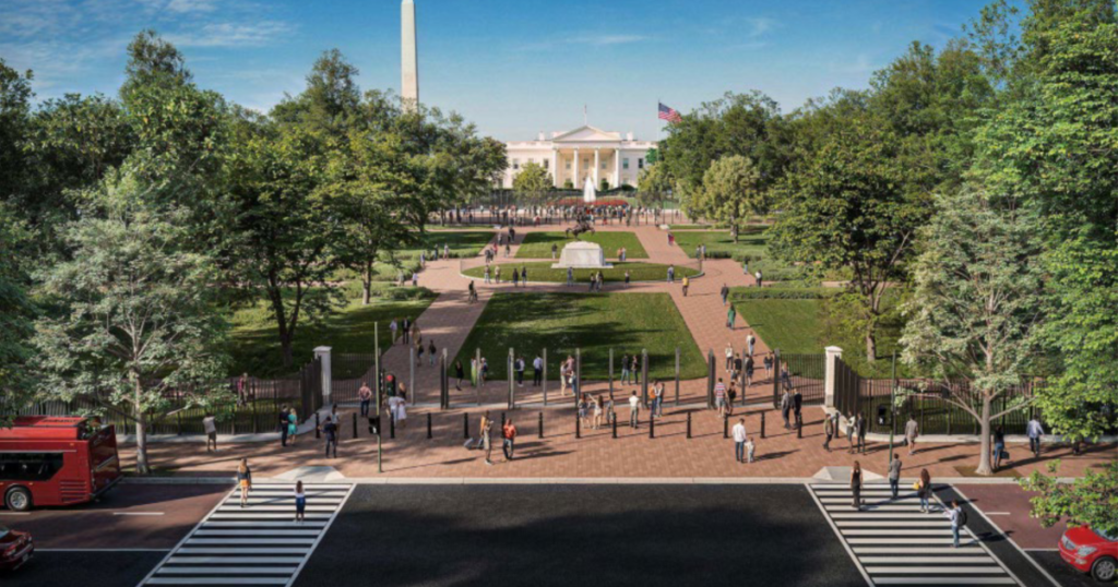 Trump wants a permanent fence around the D.C. park known for White House protests