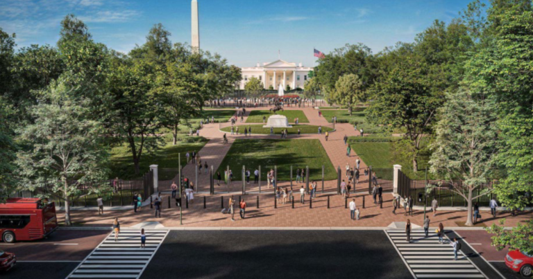 Trump wants a permanent fence around the D.C. park known for White House protests