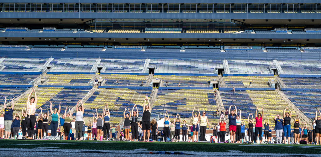 Be Well in the Big House: U-M’s Free Health Event at Michigan Stadium