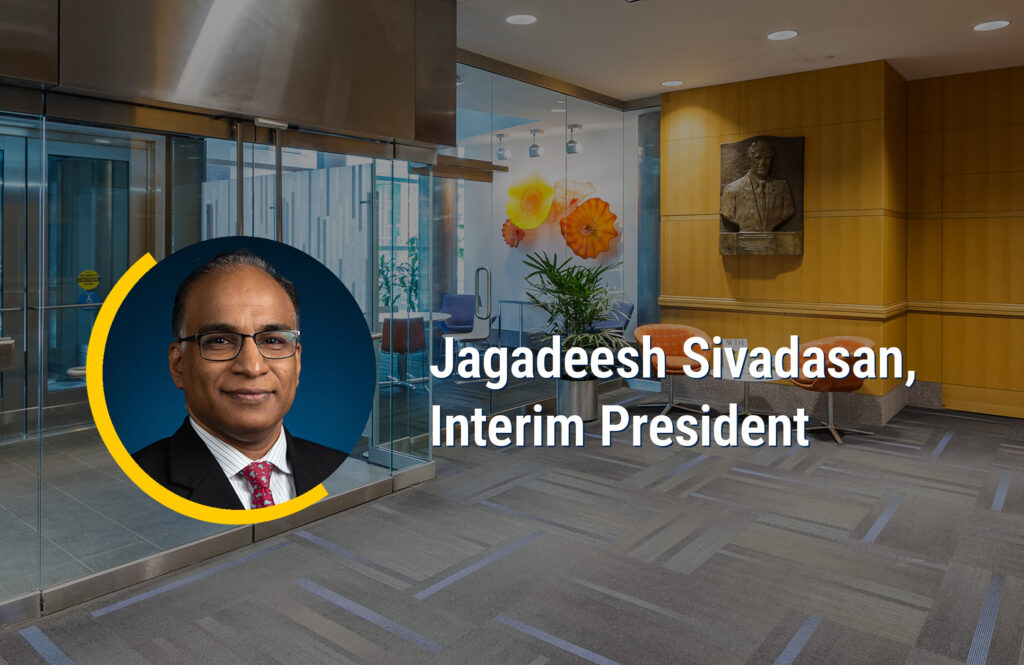 Jagadeesh Sivadasan Appointed Interim President of WDI Board of Directors