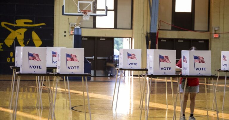 Progressives and moderate Democrats both see wins in primary races while Trump flexes power over GOP