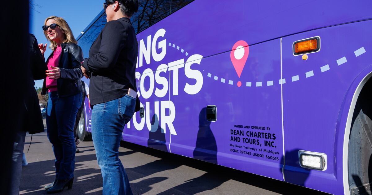 Jocelyn Benson Launches “Driving Down Costs” Bus Tour with Whitmer Jocelyn Benson Launches “Driving Down Costs” Bus Tour with Whitmer