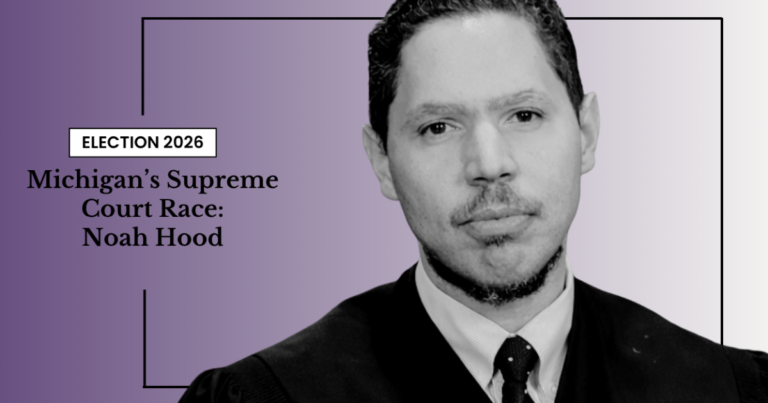 Justice Noah Hood Discusses Judicial Philosophy and Michigan Supreme Court Run