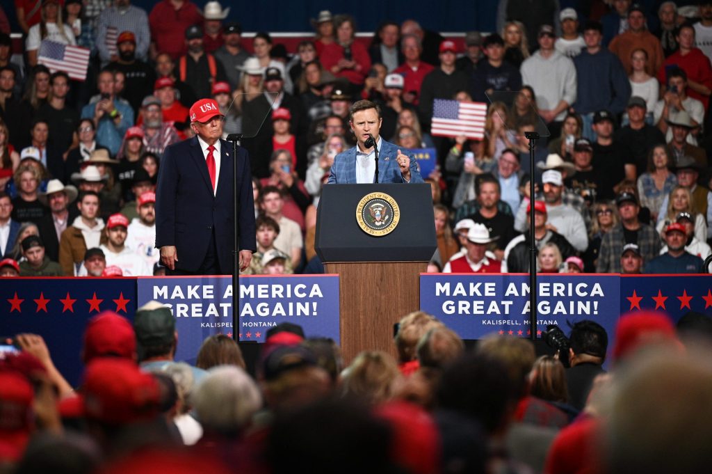 Trump Holds Rally in Kalispell to Back GOP House Candidate Flint Trump Holds Rally in Kalispell to Back GOP House Candidate Flint