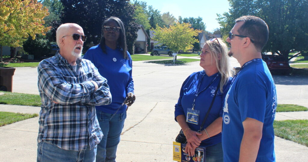 UAW Faces Political Division and Trust Issues Amid Michigan Canvassing